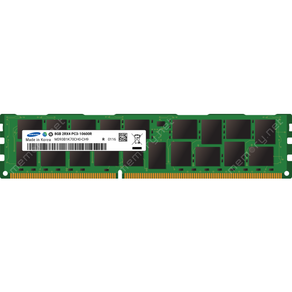 Dell 8GB 2Rx4 PC3-10600R (M393B1K70CHD-CH9-RFB)