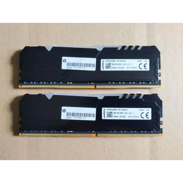 KINGSTON 16GB (1*16GB) 1RX8 PC4-25600AA-U DDR4-3200MHZ UDIMM (HP32D4U2S8ME-16)