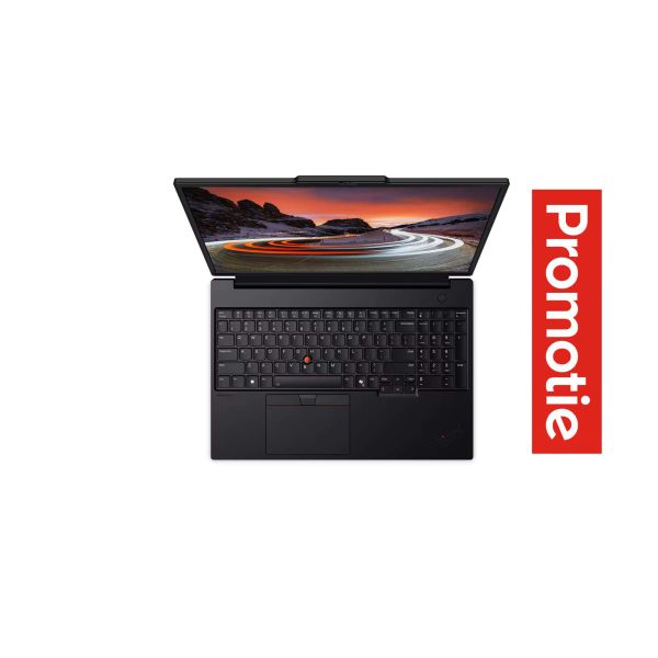 Lenovo ThinkPad P16s Gen 4 (Intel) Intel Core Ultra 7 255H Mobiel werkstation 40,6 cm (16") WUXGA 32 GB DDR5-SDRAM 512 GB SSD NVIDIA RTX PRO 500 Blackwell Wi-Fi 7 (802.11be) Windows 11 Pro Engels Zwart (21QV000BMH)
