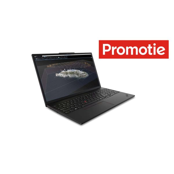 Lenovo ThinkPad P16s Gen 4 (Intel) Intel Core Ultra 7 255H Mobiel werkstation 40,6 cm (16") WUXGA 32 GB DDR5-SDRAM 512 GB SSD NVIDIA RTX PRO 500 Blackwell Wi-Fi 7 (802.11be) Windows 11 Pro Engels Zwart (21QV000BMH)