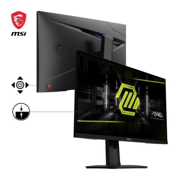 MSI MAG 274QRFDE QD E2 computer monitor 68,6 cm (27") 2560 x 1440 Pixels Wide Quad HD LCD Zwart (9S6-3CC29H-223)