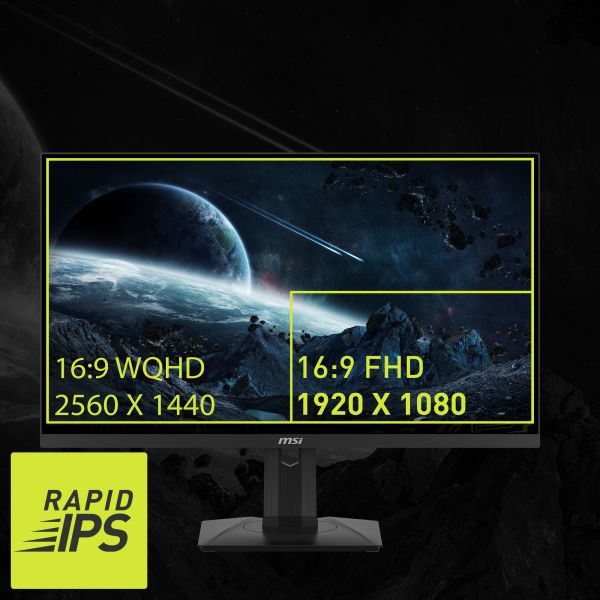 MSI MAG 274QRFDE QD E2 computer monitor 68,6 cm (27") 2560 x 1440 Pixels Wide Quad HD LCD Zwart (9S6-3CC29H-223)
