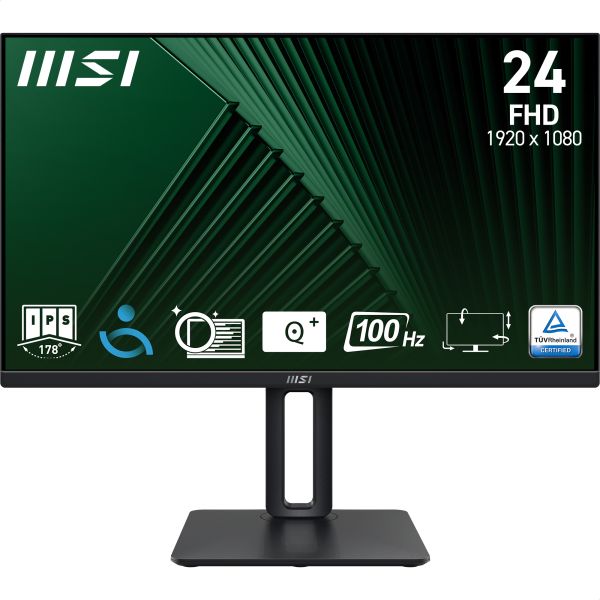 MSI Pro MP245PG computer monitor 60,5 cm (23.8") 1920 x 1080 Pixels Full HD LCD Zwart (9S6-3PC19M-003)