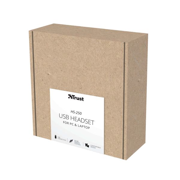 Trust HS-250 Over-Ear USB Headset - BUSINESS MODEL (24185)