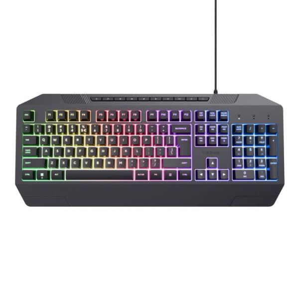 Trust GXT 836 EVOCX toetsenbord Gamen USB Duits Zwart (24724)