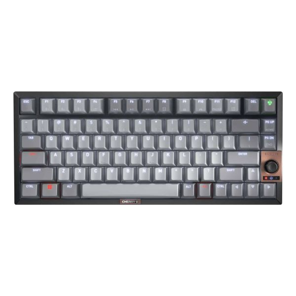 CHERRY KW 300 MX toetsenbord Thuis USB + Bluetooth QWERTY Amerikaans Engels Zwart, Koper, Grijs (G80-3960HHAUS-2)