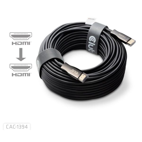 CLUB3D CAC-1394 HDMI kabel 100 m HDMI Type A (Standaard) Zwart (CAC-1394)
