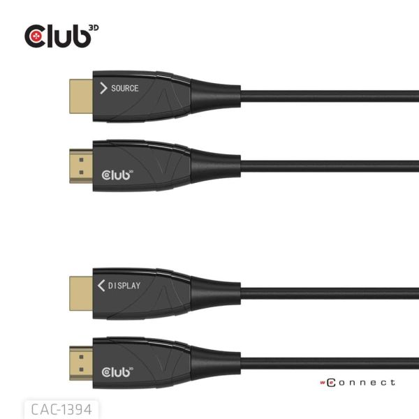 CLUB3D CAC-1394 HDMI kabel 100 m HDMI Type A (Standaard) Zwart (CAC-1394)