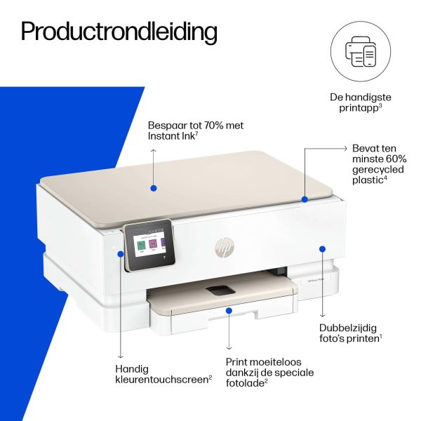 HP ENVY Photo Envy 7230 Draadloos All-in-One Kleur Printer (B63JVB) HP ENVY Photo Envy 7230 Draadloos All-in-One Kleur Printer (B63JVB)