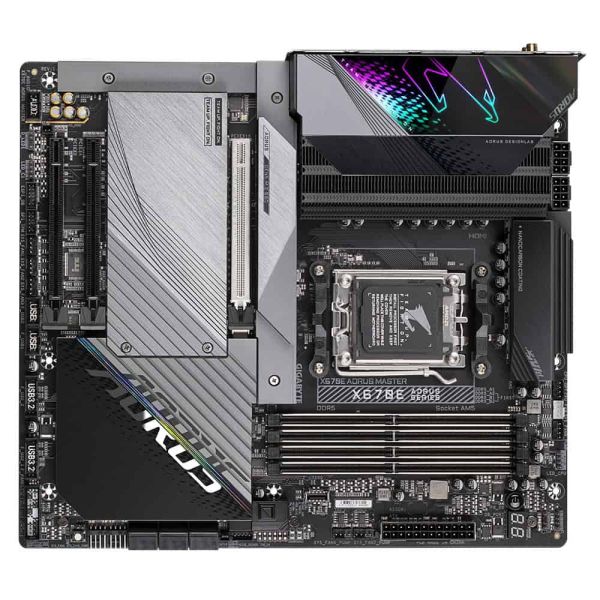 GIGABYTE X670E AORUS MASTER moederbord AMD X670 Socket AM5 ATX (X670E AORUS MASTER) GIGABYTE X670E AORUS MASTER moederbord AMD X670 Socket AM5 ATX (X670E AORUS MASTER)