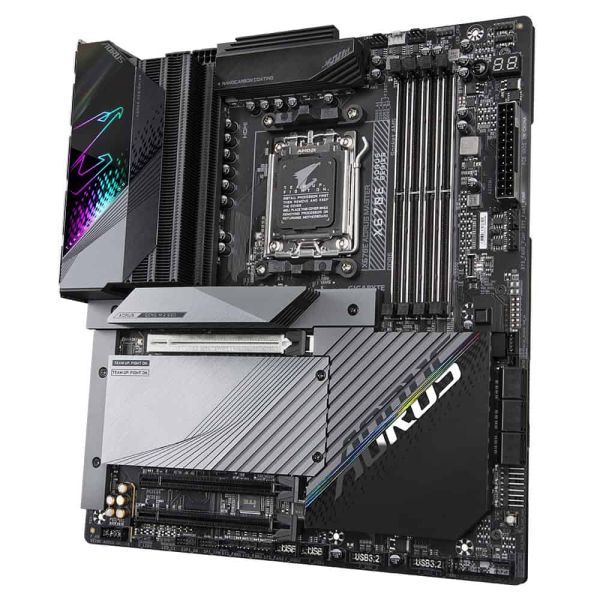 GIGABYTE X670E AORUS MASTER moederbord AMD X670 Socket AM5 ATX (X670E AORUS MASTER) GIGABYTE X670E AORUS MASTER moederbord AMD X670 Socket AM5 ATX (X670E AORUS MASTER)