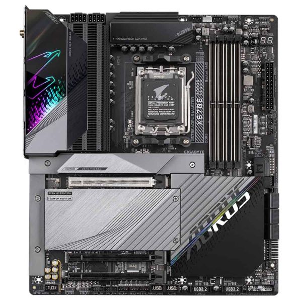GIGABYTE X670E AORUS MASTER moederbord AMD X670 Socket AM5 ATX (X670E AORUS MASTER) GIGABYTE X670E AORUS MASTER moederbord AMD X670 Socket AM5 ATX (X670E AORUS MASTER)