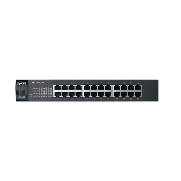 Zyxel ES1100-24E Unmanaged Zwart (ES1100-24E)