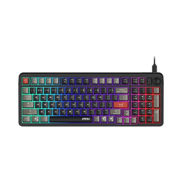 MSI FORGE GK110 toetsenbord Gamen USB QWERTY Amerikaans Engels Zwart (FORGE GK110 US)