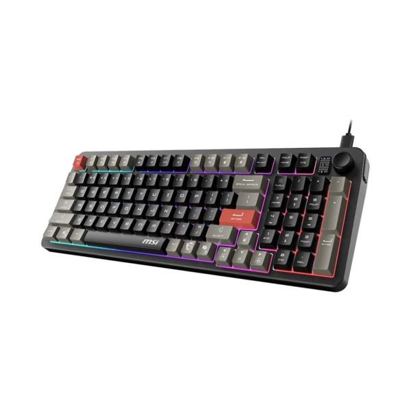 MSI FORGE GK110 toetsenbord Gamen USB QWERTY Amerikaans Engels Zwart (FORGE GK110 US)
