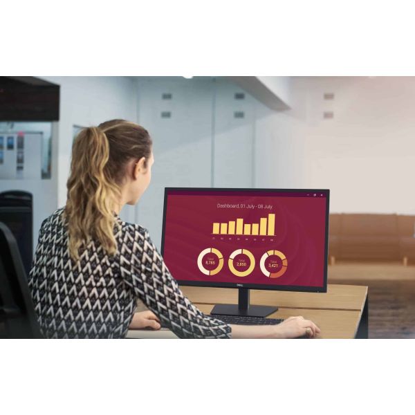 DELL E Series E2725H computer monitor 68,6 cm (27") 1920 x 1080 Pixels Full HD LED Zwart (E2725H)