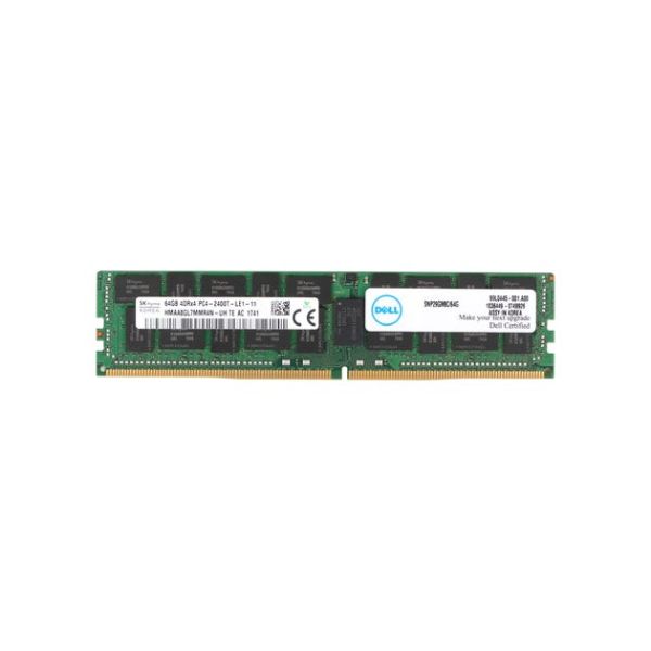 Dell 64GB (1x64GB) 4Rx4 DDR4-2400MHz LRDIMM PC4 (SNP29GM8C/64G)
