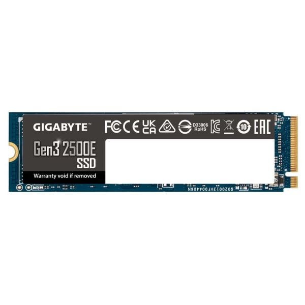 GIGABYTE Gen3 2500E SSD 500GB M.2 PCI Express 3.0 NVMe (G325E500G)