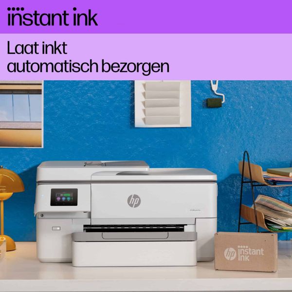 HP OfficeJet Pro 9720e Draadloos All-in-One Kleur Printer, Dubbelzijdig printen; Kopieerapparaat, Scanner (53N95B#686)