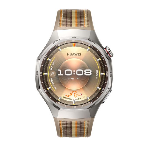 Huawei WATCH GT6 PRO 3,73 cm (1.47") AMOLED 46 mm Digitaal 466 x 466 Pixels Touchscreen Zwart, Titanium GPS (40-61-7570)