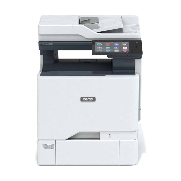 Xerox VersaLink C625 A4 50 ppm dubbelzijdig kopiëren en printen, scannen en faxen, geschikt voor PS3 PCL5e/6 2 laden voor max. 650 vel (C625/DN)