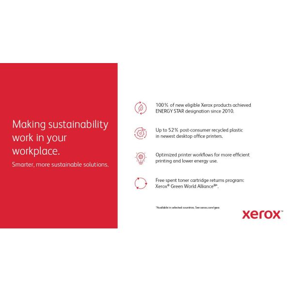 Xerox VersaLink C625 A4 50 ppm dubbelzijdig kopiëren en printen, scannen en faxen, geschikt voor PS3 PCL5e/6 2 laden voor max. 650 vel (C625/DN)