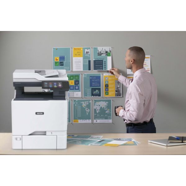 Xerox VersaLink C625 A4 50 ppm dubbelzijdig kopiëren en printen, scannen en faxen, geschikt voor PS3 PCL5e/6 2 laden voor max. 650 vel (C625/DN)