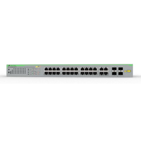 Allied Telesis iGS950/28PS Managed L2 Gigabit Ethernet (10/100/1000) Power over Ethernet (PoE) Bureaublad-/wandmontage Zilver (990-008278-950)