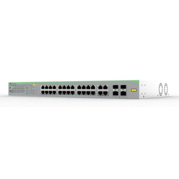 Allied Telesis iGS950/28PS Managed L2 Gigabit Ethernet (10/100/1000) Power over Ethernet (PoE) Bureaublad-/wandmontage Zilver (990-008278-950)