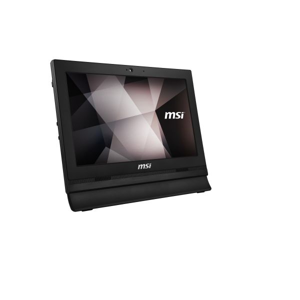 MSI Pro 16T 10M-228XDE Intel® Celeron® 5205U 39,6 cm (15.6") 1366 x 768 Pixels Touchscreen Alles-in-één-pc 4 GB DDR4-SDRAM 250 GB SSD Wi-Fi 5 (802.11ac) Zwart (00A61811-228)