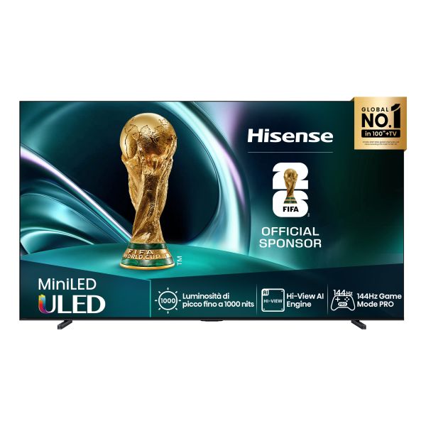 Hisense 85U7Q 2,16 m (85") 4K Ultra HD Smart TV Wifi Zwart 450 cd/m² (20016271)