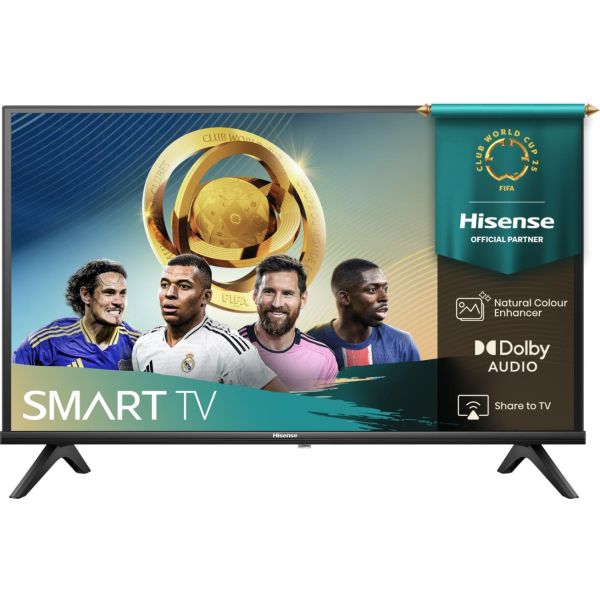 Hisense 40E4QT 101,6 cm (40") Full HD Smart TV Wifi Zwart (40E4QT)
