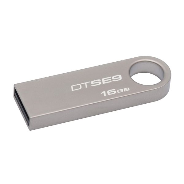 Kingston Technology DataTraveler SE9 16GB USB flash drive USB Type-A 2.0 Zilver (DTSE9H/16GB)
