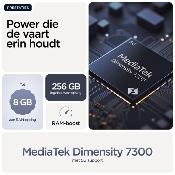 Motorola moto g86 5G 16,9 cm (6.67") Dual SIM Android 15 USB Type-C 8 GB 256 GB 5200 mAh Donkerblauw (PB7L0132IT)