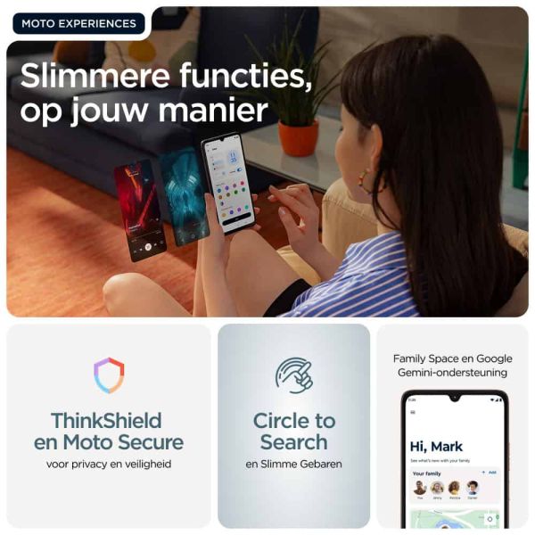 Motorola moto g06 17,5 cm (6.88") Dual SIM Android 15 4G USB Type-C 4 GB 64 GB 5200 mAh Blauw (PB980026IT)