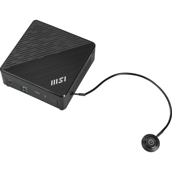 MSI Cubi N ADL-007DE Intel® N N100 4 GB DDR4-SDRAM 128 GB SSD Windows 11 Pro Mini PC Zwart (00B0A911-007)