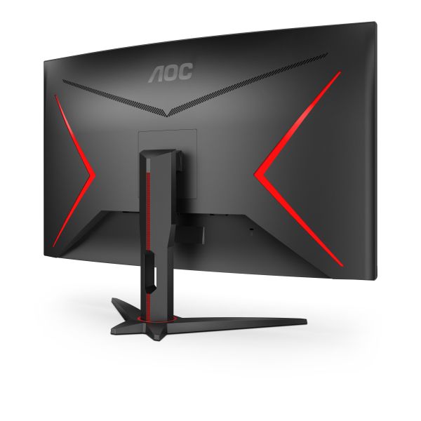 AOC G2 C32G2ZE/BK computer monitor 80 cm (31.5") 1920 x 1080 Pixels Full HD LED Zwart, Rood (C32G2ZE)