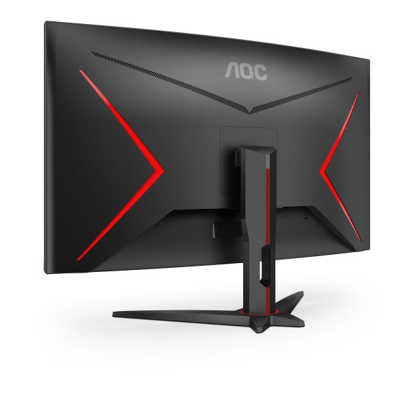 AOC G2 C32G2ZE/BK computer monitor 80 cm (31.5") 1920 x 1080 Pixels Full HD LED Zwart, Rood (C32G2ZE)
