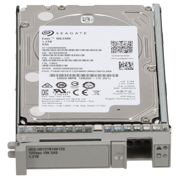 Cisco 1.2TB HotSwap 2.5 SAS (UCS-HD12TB10K12G-RFB)