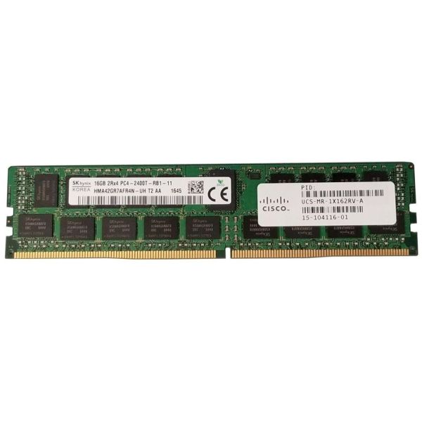 Cisco 16GB DDR4-2400 MHz Geheugenmodule (UCS-MR-1X162RV-A-RFB)
