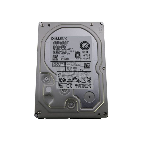 Dell EMC 8TB 7.2K 3.5 6G SATA (005052880-RFB)