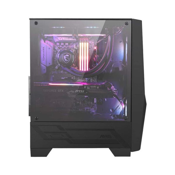 MSI MAG FORGE 100R computerbehuizing Midi Tower Zwart, Transparant (306-7G03R21-809) MSI MAG FORGE 100R computerbehuizing Midi Tower Zwart, Transparant (306-7G03R21-809)