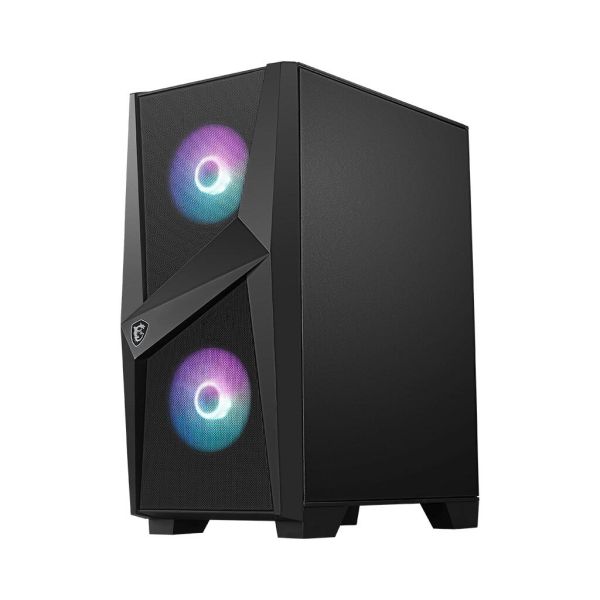 MSI MAG FORGE 100R computerbehuizing Midi Tower Zwart, Transparant (306-7G03R21-809) MSI MAG FORGE 100R computerbehuizing Midi Tower Zwart, Transparant (306-7G03R21-809)