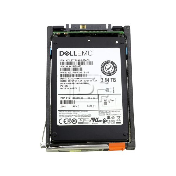 Dell EMC 3.84TB SSD 2.5 12G SAS (005053576-RFB)