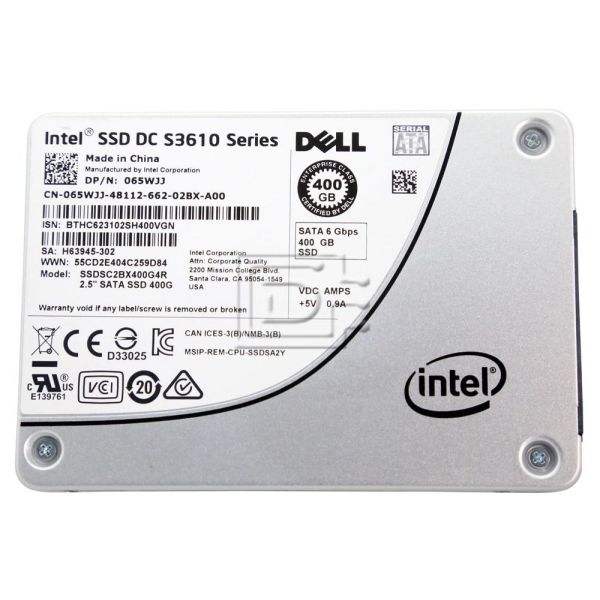 Dell 400GB 6G 2.5INCH MU MLC SATA (065WJJ-RFB)