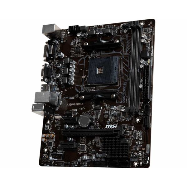 MSI A320M PRO-E AMD A320 Socket AM4 micro ATX (7A36-017R)
