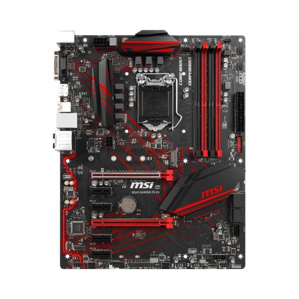 MSI B360 GAMING PLUS Intel® B360 LGA 1151 (Socket H4) ATX (7B22-002R)