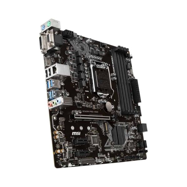 MSI B360M PRO-VDH Intel® B360 LGA 1151 (Socket H4) micro ATX (7B24-003R) MSI B360M PRO-VDH Intel® B360 LGA 1151 (Socket H4) micro ATX (7B24-003R)
