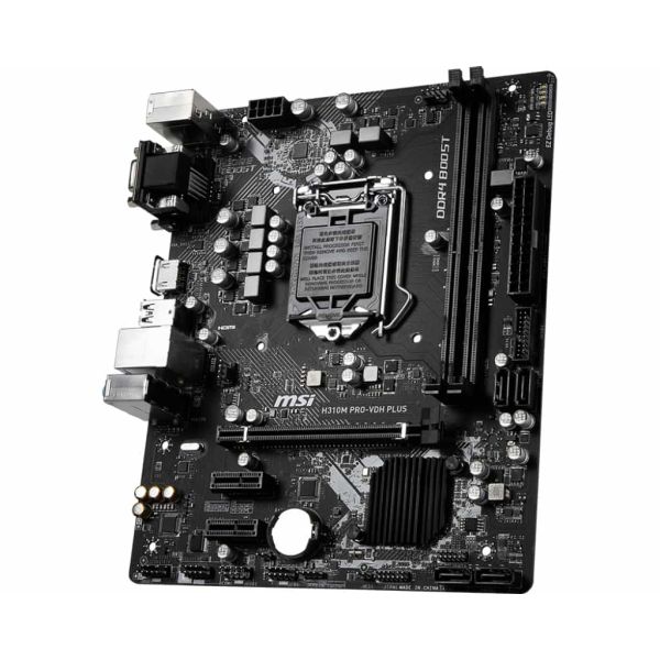 MSI H310M PRO-VDH PLUS moederbord Intel® H310 LGA 1151 (Socket H4) micro ATX (7C09-001R)