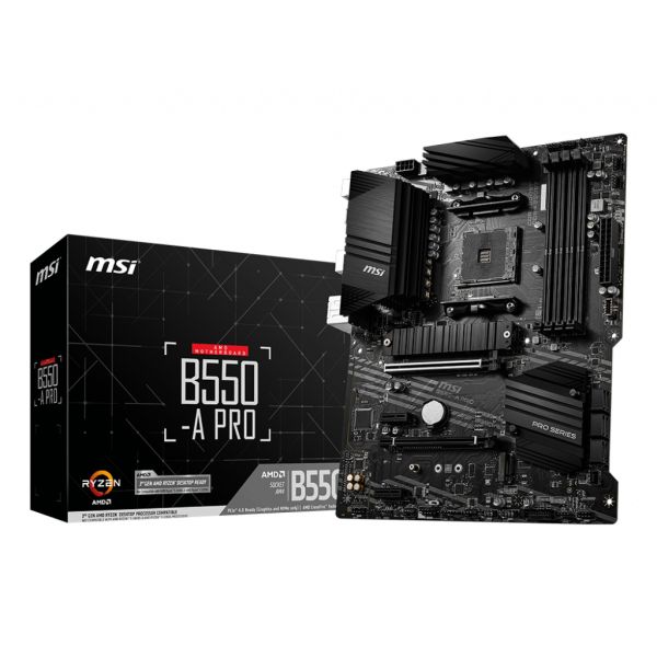 MSI B550-A PRO moederbord AMD B550 Socket AM4 ATX (7C56-002R)